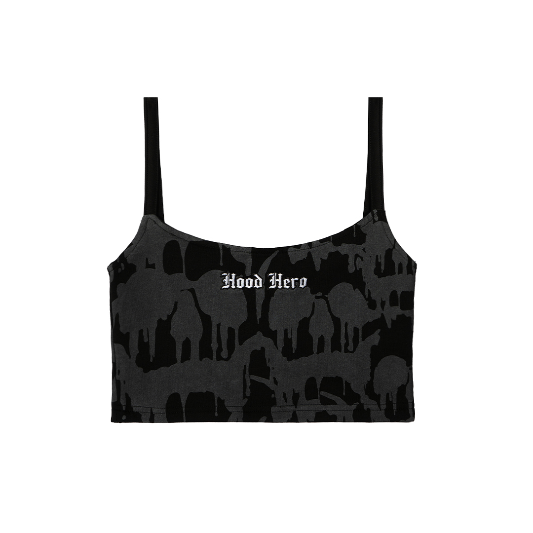 Woman Tank Top Skull - Black